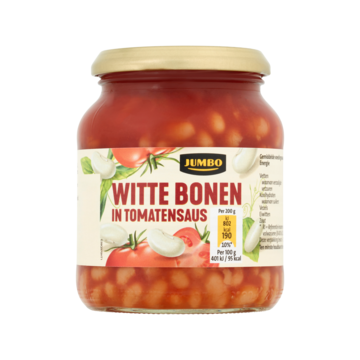 Jumbo Witte Bonen in Tomatensaus 340g