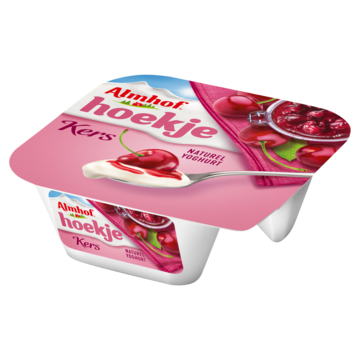 Almhof Hoekje Kers Naturel Yoghurt 150g