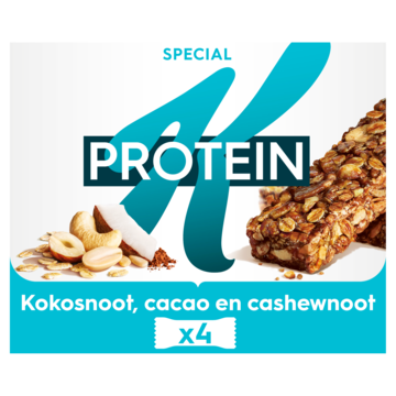 Kellogg's Special K Protein 23% Kokosnoot, Cacao en Cashewnoot 4 x 28g