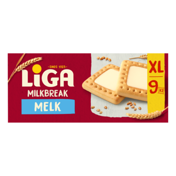 Liga Milkbreak Koeken Melk Voordeelverpakking 368g