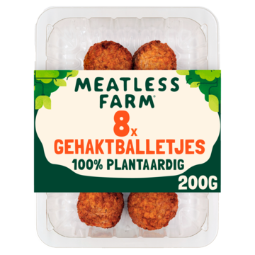 Meatless Farm 8x Vegetarische Gehaktballetjes 200g