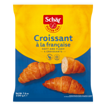 Schär  Croissant à la Française Glutenvrij  4 Stuks 220g
