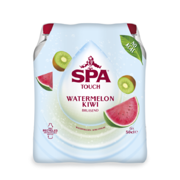 Spa® Touch | 6x50 cl Watermelon Kiwi | Bruisend | watermeloen kiwi smaak