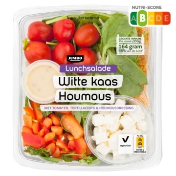 Jumbo Lunchsalade Witte Kaas Houmous 250g