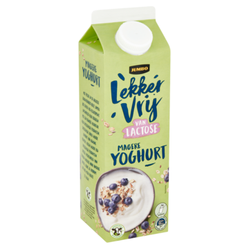 Jumbo Lekker Vrij van Lactose Magere Yoghurt 1L