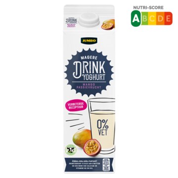 Jumbo Drinkyoghurt Mango/ Passievrucht 0% 1L