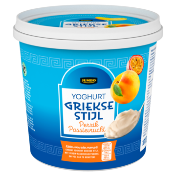 Jumbo Yoghurt Griekse Stijl Perzik Passievrucht 1kg