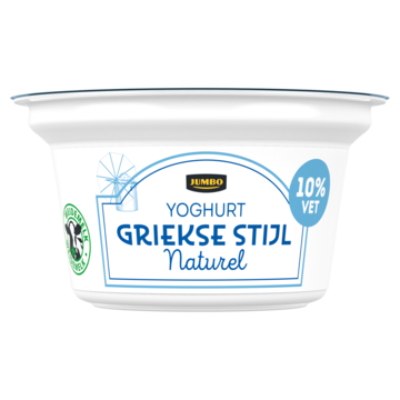 Jumbo Yoghurt Griekse Stijl Naturel 10% Vet 150g