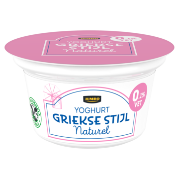 Jumbo Yoghurt Griekse Stijl Naturel 0,1% Vet 150g
