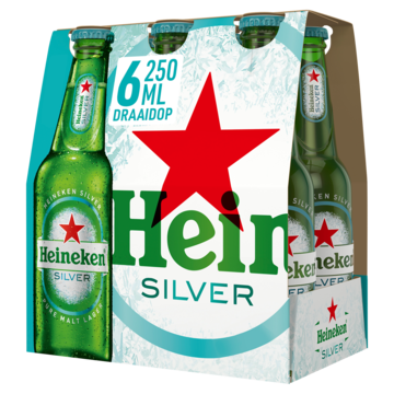 Heineken Silver Bier Fles 6 x 250ML