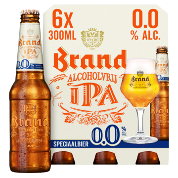 Brand IPA 0.0 Bier Fles 6 x 300ml bij Jumbo
