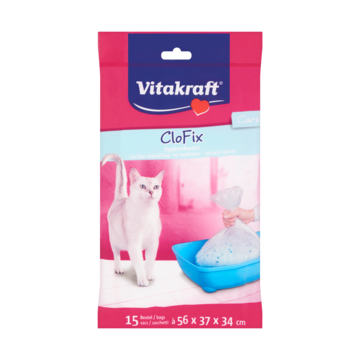 Vitakraft Care Clofix Cat Litter Disposal Bag 15 Stuks