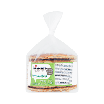 Consenza Gluten Free Stroopwafels 8 Stuks 240g