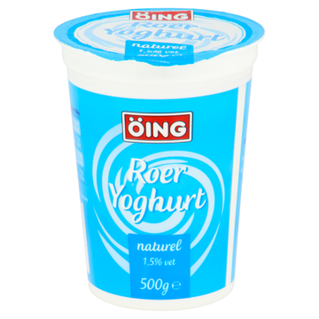 Öing Roer Yoghurt Naturel 1,5% Vet 500g
