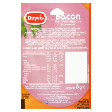 Duyvis Mix Bacon Dipsaus 6gr
