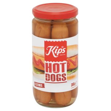 Kips Hotdogs 6 Stuks 360g