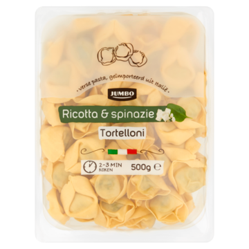 Jumbo Verse Pasta Tortelloni met Ricotta & Spinazie 500g