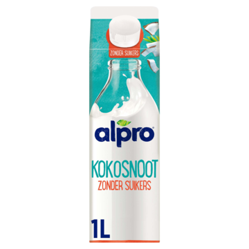Alpro Kokosnootdrink Zonder Suikers Gekoeld 1L