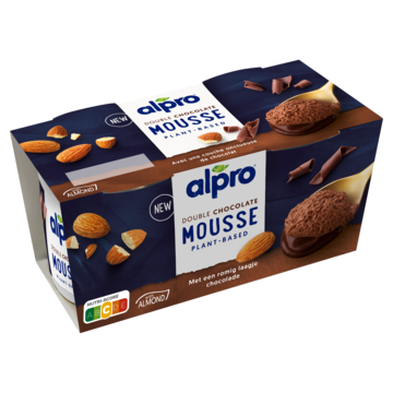 Alpro Chocolade mousse 2 x 70g