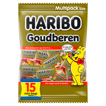 Haribo Goudberen Multipack Size 375g