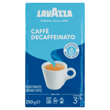 Lavazza Caffè Dek Classico (decaf) gemalen / filterkoffie 250g