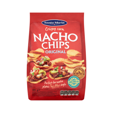Santa Maria Nacho Tortilla Chips 185g