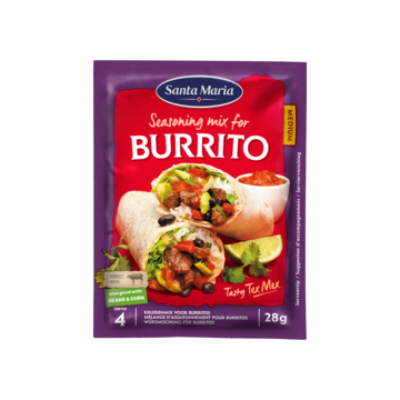 Santa Maria Burrito Kruidenmix Medium 28g
