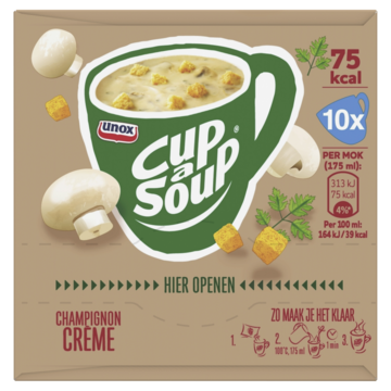 Unox Cup-a-Soup Champignon Crème 10 x 175ml