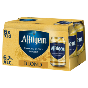 Affligem Blond Bier Blik 6 x 33cl