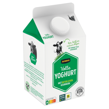 Jumbo Volle Yoghurt met 1 Ster Beter Leven Keurmerk 500ML