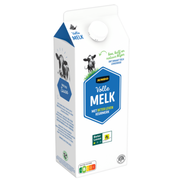 Jumbo Volle Melk met 1 Ster Beter Leven Keurmerk 1,5L