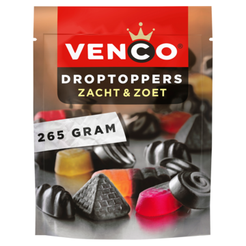 Venco Droptoppers Zacht & Zoet 265g