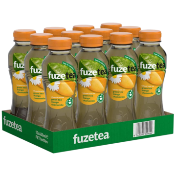 Fuze Tea Green Tea Mango Chamomile Infused Iced Tea 12 x 400ml