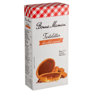 Bonne Maman Tartelettes Chocolat Caramel 9 Stuks 135g