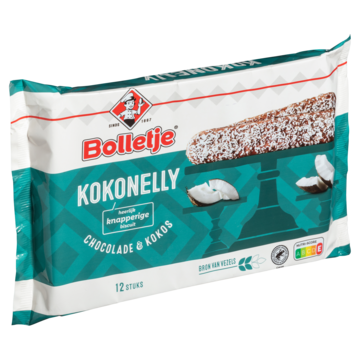 Bolletje Kokonelly Chocolade & Kokos 12 Stuks 200g