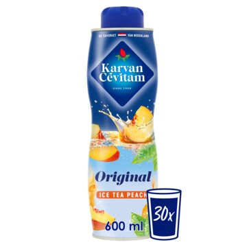 Karvan Cévitam Ice Tea Peach Original Siroop, 600ml
