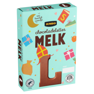 Jumbo Chocoladeletter Melk L 65g