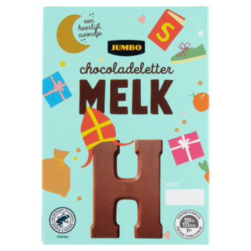 Jumbo Chocoladeletter Melk H 65g