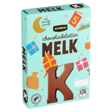 Jumbo Chocoladeletter Melk K 65g