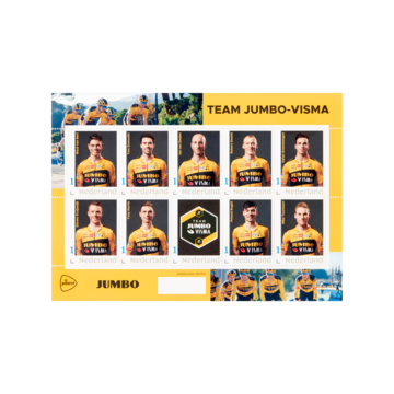 Jumbo Team Jumbo-Visma Postzegels 10 Stuks