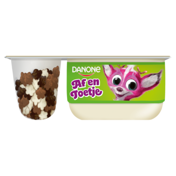Danone Af en Toetje Yoghurt Vanille 120g