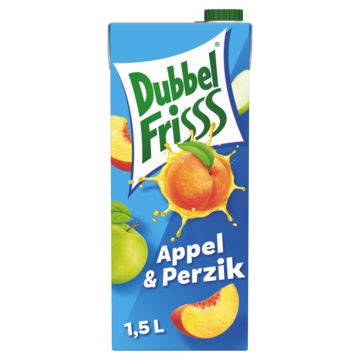 DubbelFrisss Appel & Perzik 1, 5L