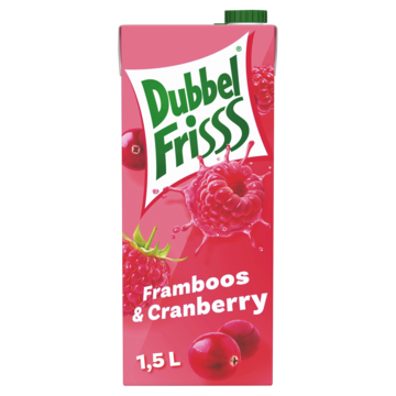 DubbelFrisss Framboos & Cranberry 1, 5L
