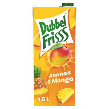 DubbelFrisss Ananas & Mango 1, 5L