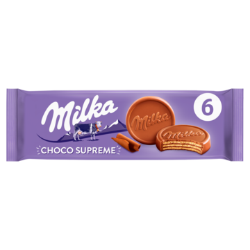 Milka Choco Wafer Koekjes met Melkchocolade 6 Stuks 180g