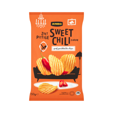 Jumbo Chips Ribbel Sweet Chili 150g
