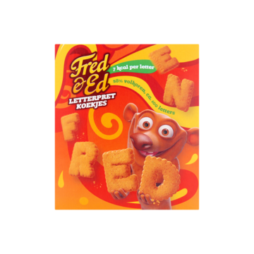 Fred & Ed Letterpret Koekjes 160g