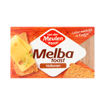 Van der Meulen Melba Toast Volkoren 120g