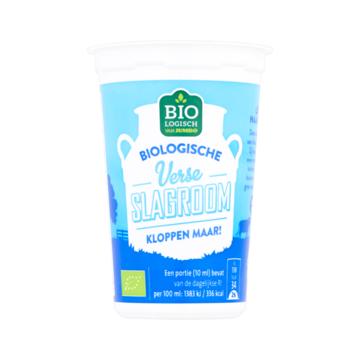 Jumbo Biologische Verse Slagroom 250 Ml Bij huismerk kopen in de aanbieding Jumbo Biologische Verse Slagroom 250 Ml Bij huismerk kopen in de aanbieding