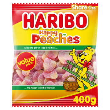 Haribo Happy Peaches Value Pack 400g